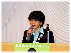 佐野市女性防火クラブ 葛貫会長