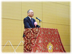 秋本日本防火協会会長 祝辞