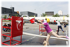 一般初期消火競技(バケツを使用)