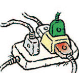 たこ足配線はやめましょう!